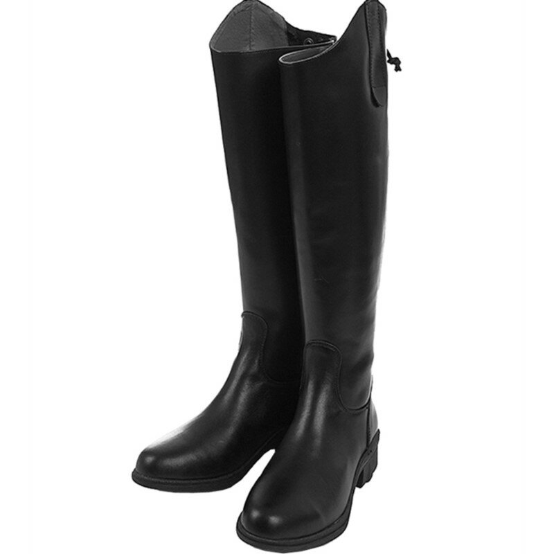 Cowhide Equestrian Boots Obstacle Long Tube Knight Riding Boots And Equestrian Equipment Botas Para Caballos