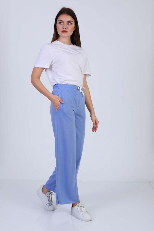 Pantalon de survêtement électrique bleu pour femmes, N86027