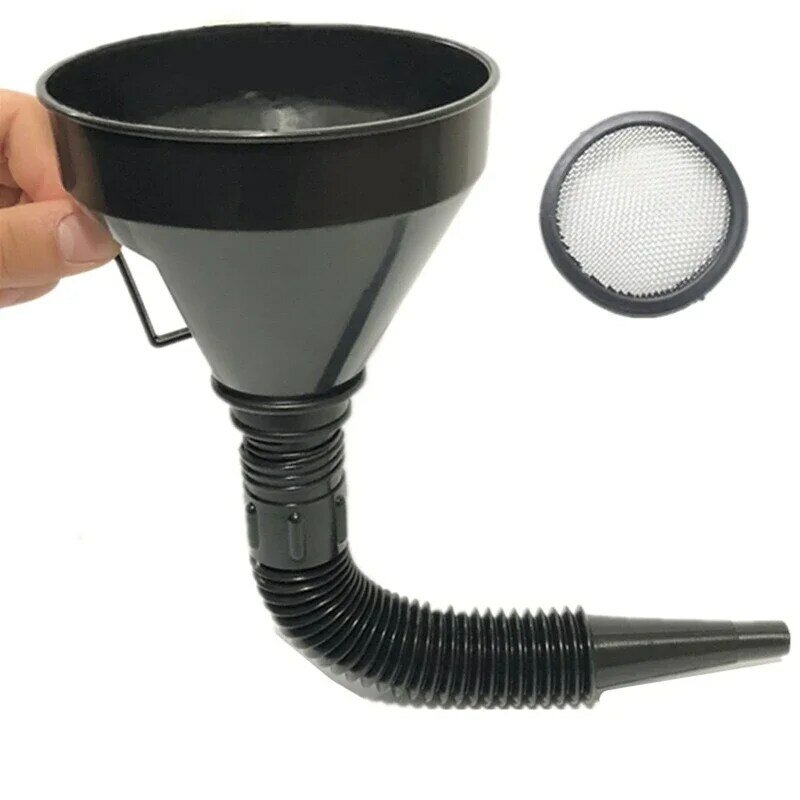 Flexible Gasoline Filling Extension Pipe Engine Refueling Snap Funnel for Car Motorcycle Water Oil Filter Funnels Draining Tools