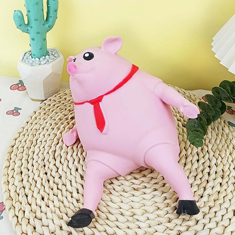 Mainan Remas antistres babi merah muda lucu mainan sensorik penghilang stres Anti kecemasan untuk anak-anak dewasa mainan pereda stres kecemasan