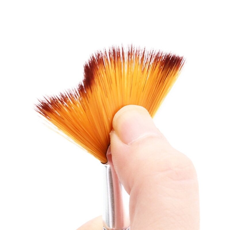 5 Pcs Artist Fan Brushes Set Acrylic Painting Brush Multifunctional Paint Brush