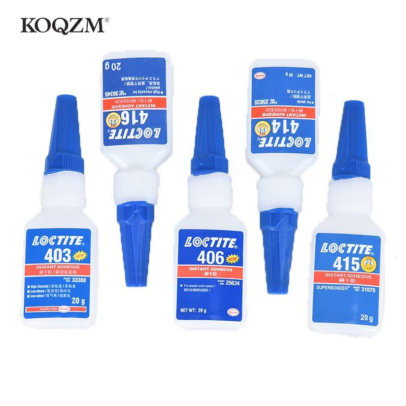 20ml Super Glue Type 302/403/406/414/415/416/460/495/496 Repairing Glue Instant Adhesive Loctite Self-Adhesive