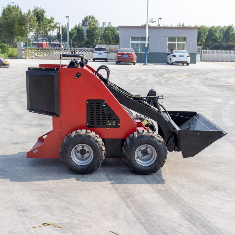Higtop Factory Brand New Skid Steer Loader Mini Skid Steer Loader Attachments With High Dump Bucket