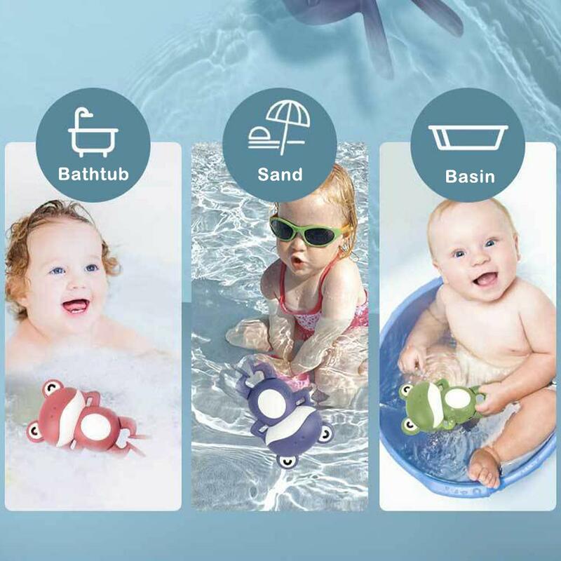 1pc Kid Gifts Funny Creative Cute Animal Beach Toys giocattolo da bagno per bambini senza bordi ruvidi galleggiabilità per bambini che galleggiano