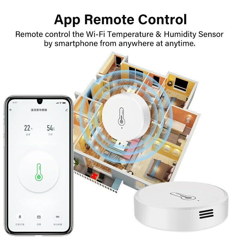 Brug Smart Zigbee Gateway Tuya Temperatuur Vochtigheid Sensor Voor Alarmsysteem Apparaten Smart Home Automation