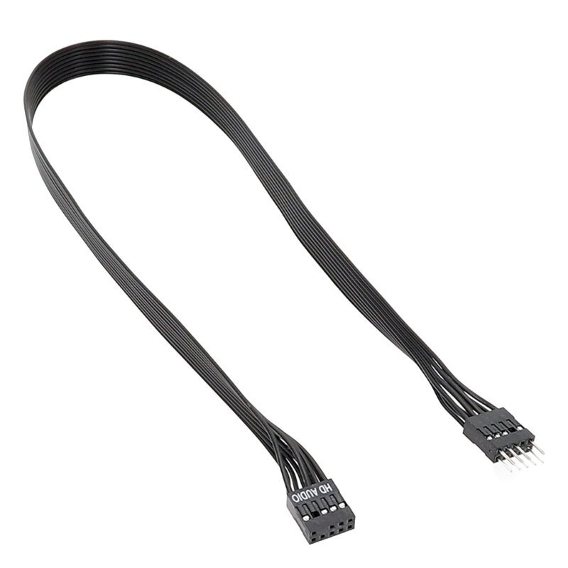 OFBK Computer Motherboard Front 9-Pin HDAudio Connector Cable for Desktops Laptop