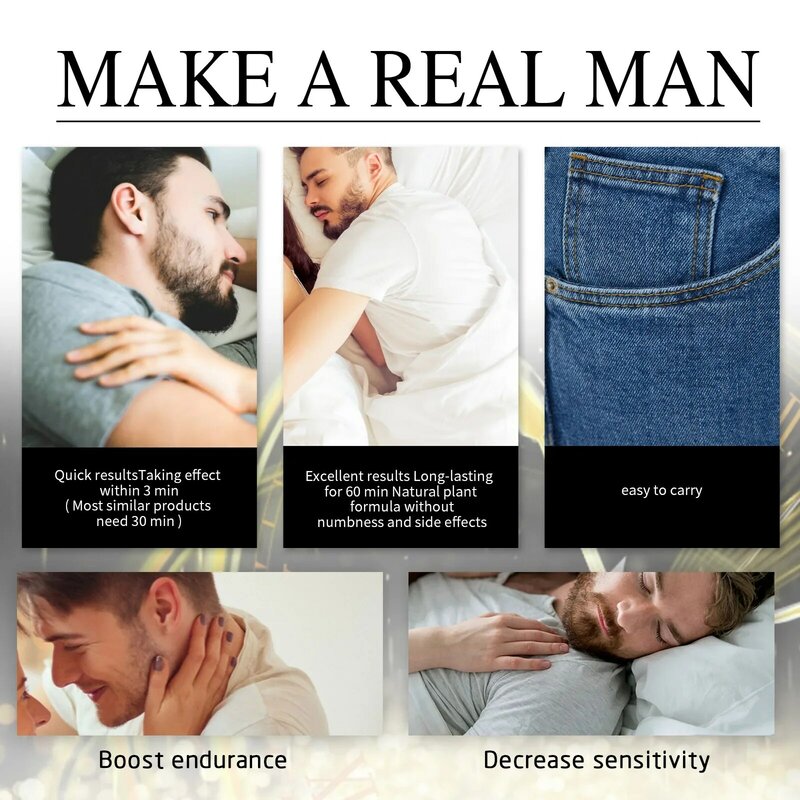 Men's spray lasts