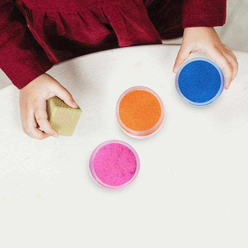 4 Pcs creativo giocattolo di sabbia educativo divertente colorato sabbia sabbia giocattoli per bambini giocattoli per bambini bambini giocano (colore casuale)