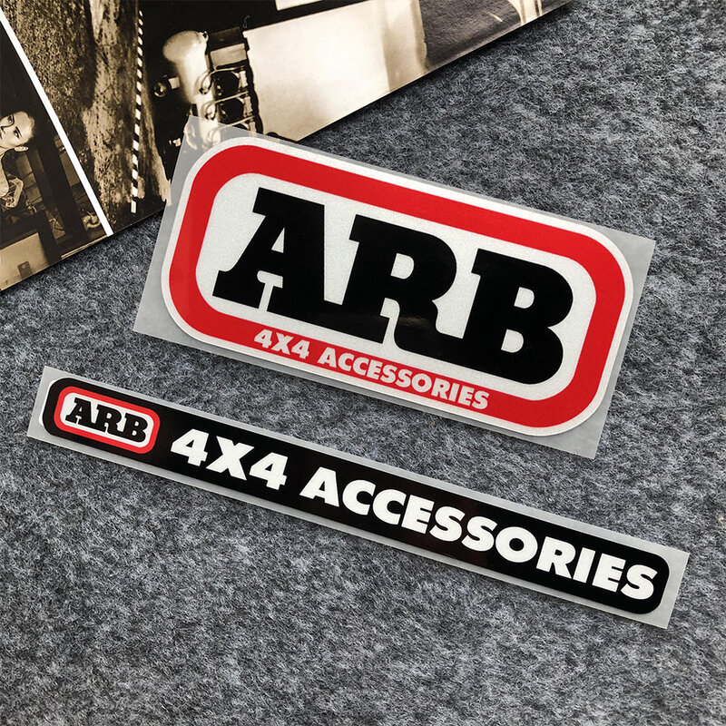 ARB-pegatina de advertencia de 4x4, calcomanía reflectante todoterreno, decoración, bloqueo diferencial, ventana de coche, cuerpo, motocicleta, corredor