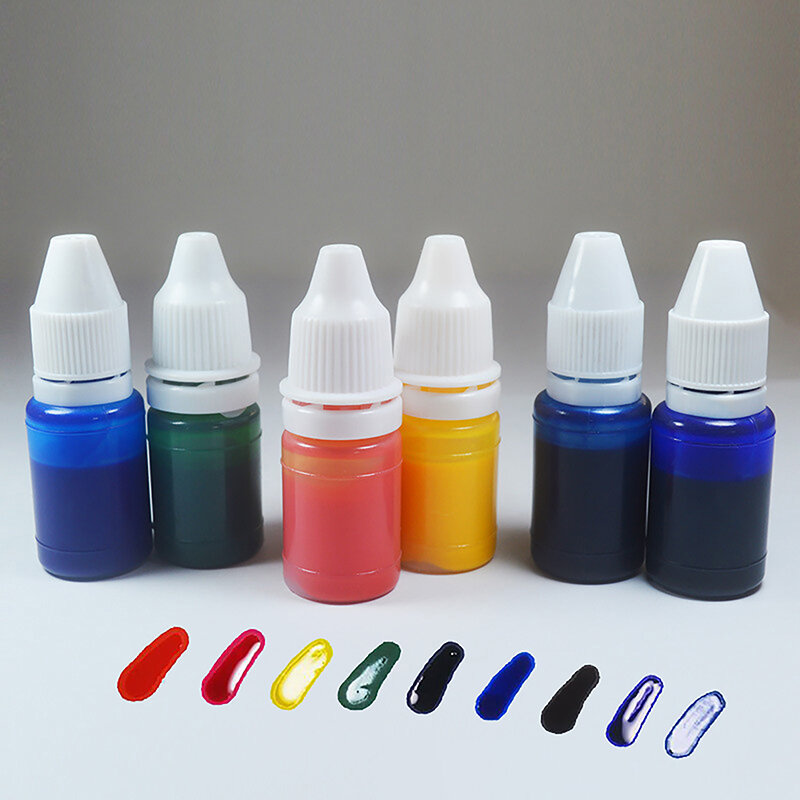 10ml Flash Refill Fast Drying Stamping Ink Inking Photosensitive Stamp Oil