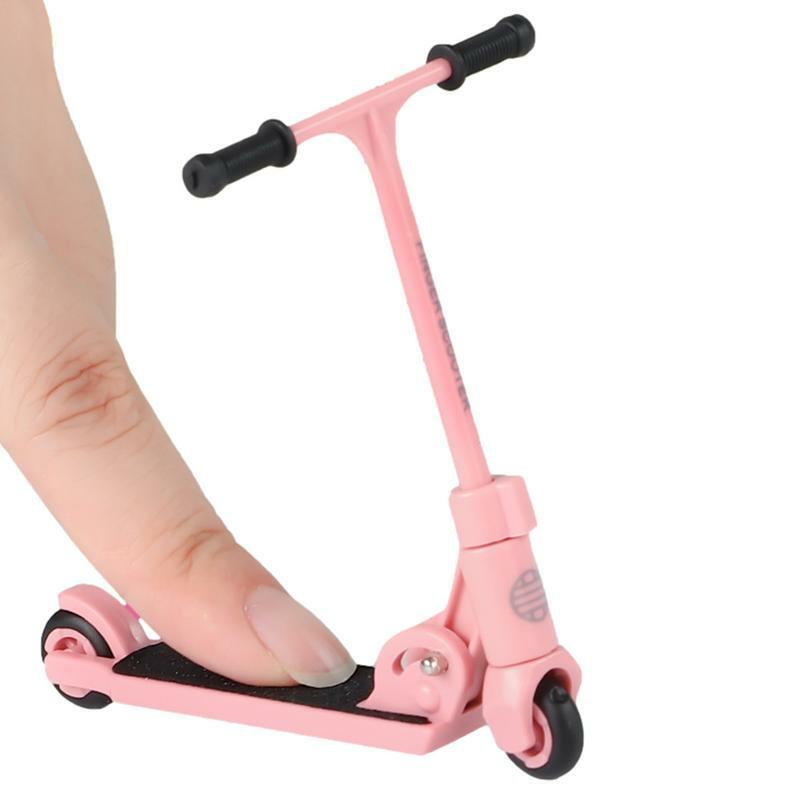 Mini Scooter Dedo com Rodas Elásticas para Crianças, Brinquedo De Descompressão, Modelo De Scooter De Dedo, Skate, Esportes, Presente De Aniversário