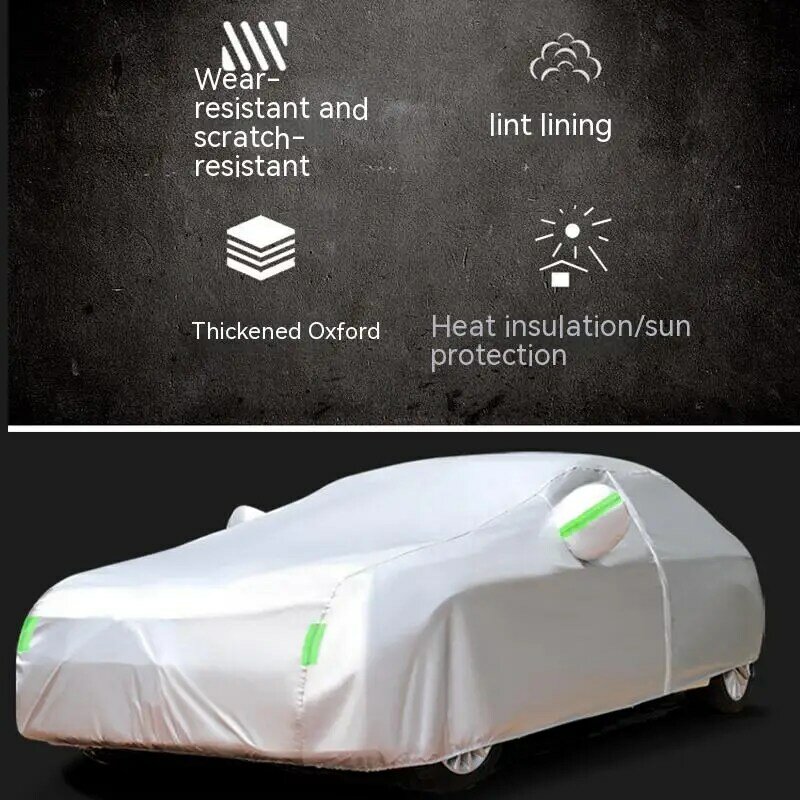 도요타 하이랜더용 자동차 커버, 야외 태양 UV 보호, 먼지 비 눈 보호, 자동 보호 커버