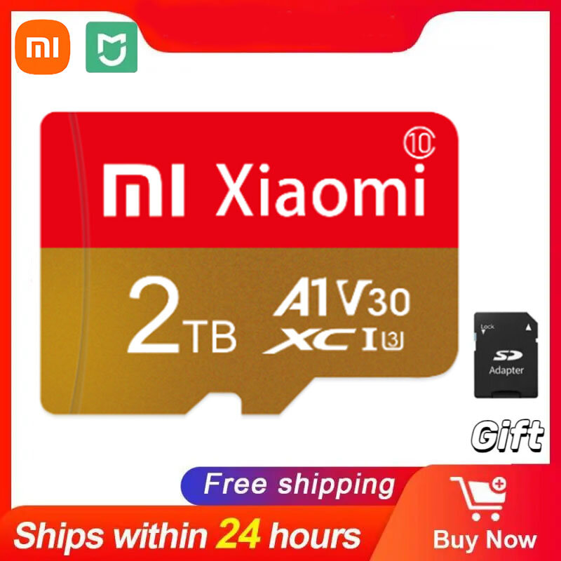 MIJIA Xiaomi U3 4K SD Memory Card 2TB High Speed Micro TF SD Card 1TB 128GB 512GB Cartao De Memoria For Nintendo Switch / Lite