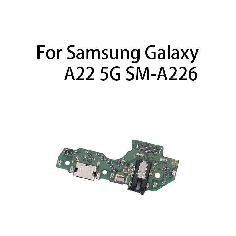 Flex Pengisi Daya untuk Samsung Galaxy A22 5G SM-A226 Kabel Fleksibel Papan Pengisi Daya Konektor Jack Port Pengisi Daya USB