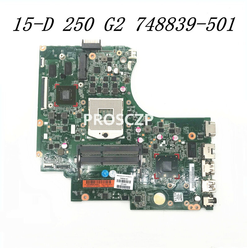 HP 15-D 15-D059SR 마더 보드, 748839-001 748839-501 250 G2 GT820M 1GB DDR3 100% 전체] 잘 작동