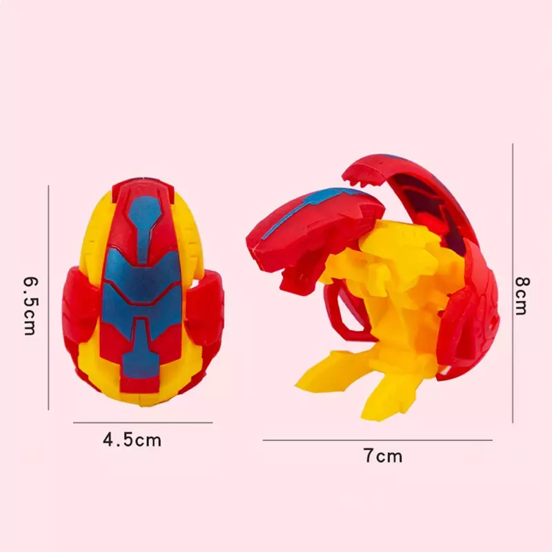 재미있는 변형 공룡 계란 어린이 생일 파티 선물 팩, 카니발 크리스마스 파티 장난감 선물, 3 개