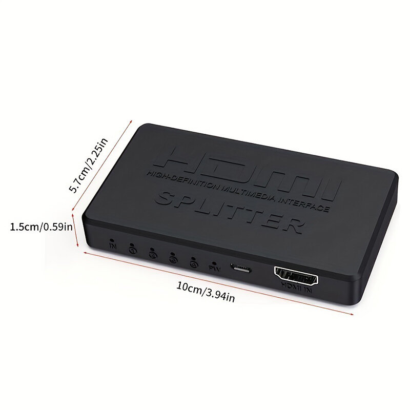 1 в 4 выхода HDMI-совместимый сплиттер HD 4K видео коммутатор HDMI кабель адаптер 1x4 концентратор для PS4 ноутбука монитора ТВ приставки проектора
