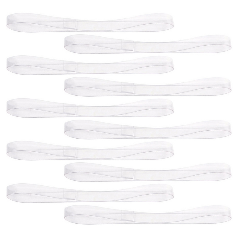 Cordones transparentes para el talón, cojín cómodo de silicona, antideslizante, correas de tacón alto, 5 pares