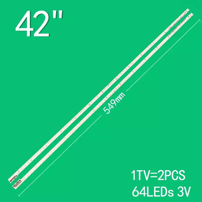 Untuk 42 "V6 Edge FHD-1 REV1.0 42E70RG 42E72RA TV LE42H300ND lampu latar TV LED untuk LG 42 inci Strips Strip