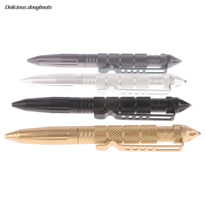 Praktyczne długopisy taktyczne EDC aluminiowy element do tłuczenia szkła wielofunkcyjne narzędzia kempingowe