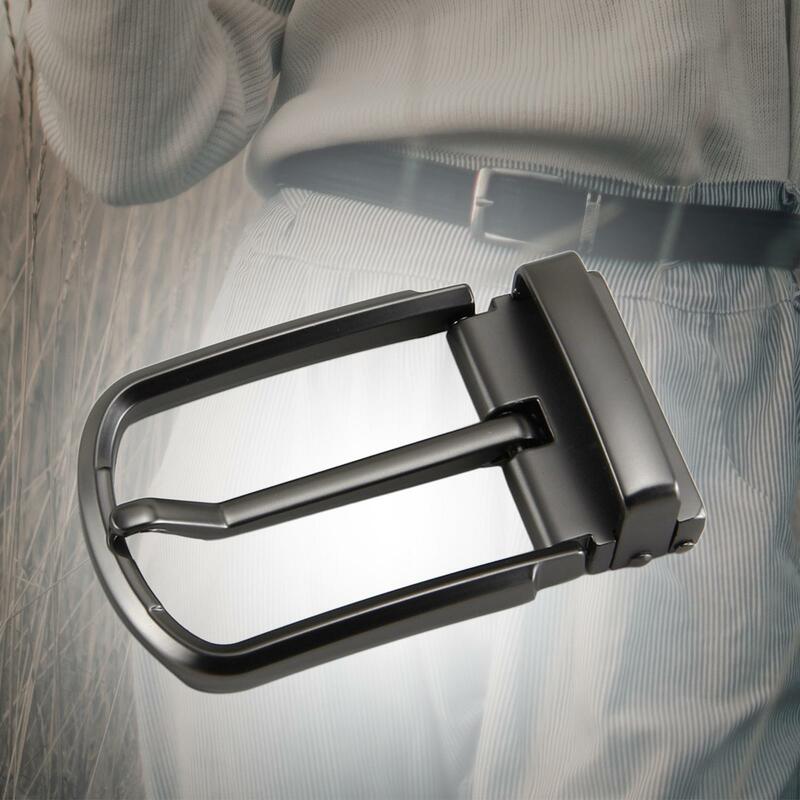 Hebilla de cinturón Reversible, hebilla de repuesto para cinturón de Jeans, cinturón de vestido de cumpleaños, 2 uds.