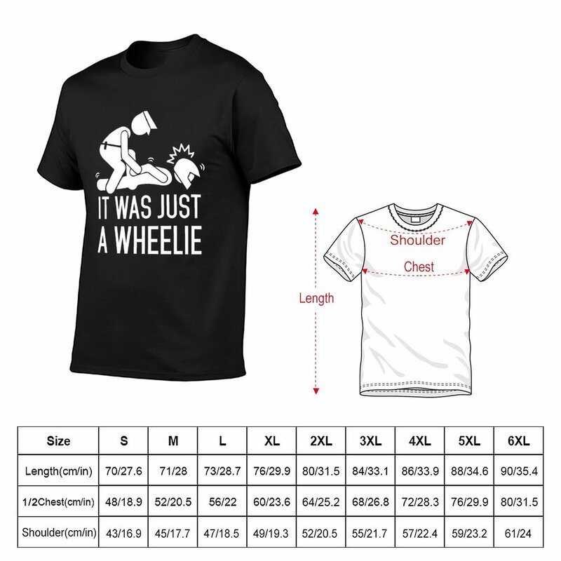 Camiseta de Wheelies para hombre, ropa kawaii lisa, camisetas gráficas en blanco