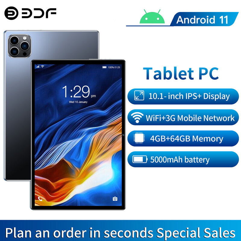Tabletas versión Global de 10,1 pulgadas, Tablet Pc con Octa Core, 4GB de RAM, 64GB de ROM, Tarjeta SIM Dual, Google Play, llamada telefónica 3G, Bluetooth, Wifi, novedad