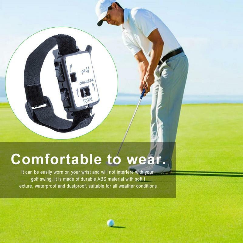 Golfer jam tangan gelang tangan Manual penjaga Skor Golf Stroke penghitung Golf Stroke penghitung jam tangan Golf penghitung tembakan untuk Olahraga