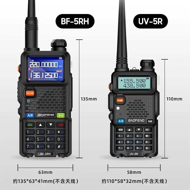 BAOFENG-Radio bidirectionnelle FM LeicBands, 5RH, VHF, UHF, port USB C, broucroisement, cryptage, tonalité de retrait, extérieur, jambon, communication sans fil, nouveau