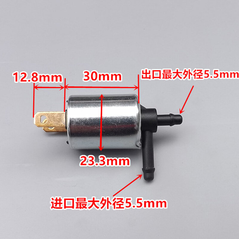 DC 24V Normally Closed Mini Water Air Valve Micro Electric Solenoid Valve Air Water Flow Control Exhaust Valve DIY Watering