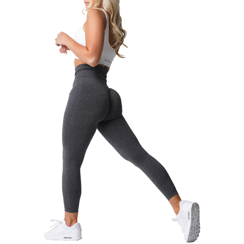 Nvgtn legging spandeks mulus celana pendek kebugaran wanita elastis sejuk pinggul-mengangkat olahraga santai SpandexTights