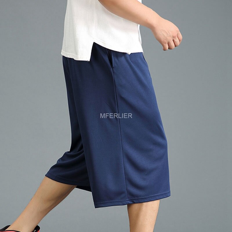 Летние 7XL Талия 150 см большие размеры шорты 5XL 6XL тонкие стильные свободные мужские шорты