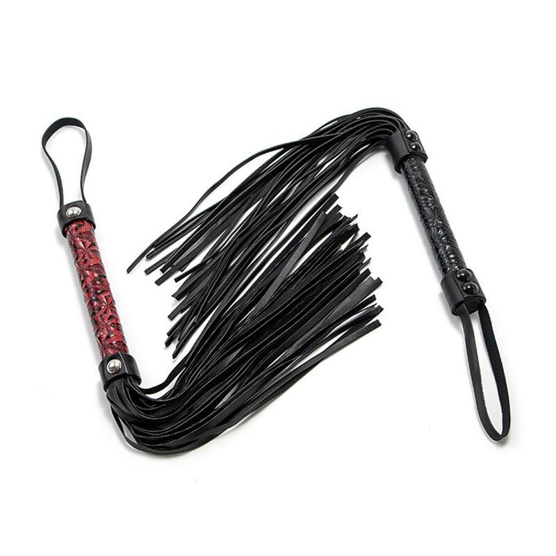 Horsewhip Riding Sports Equipment Anti Slippery PU Horse Leather Whip Handle Horse Equestrian Racing Riding Tool B4V6