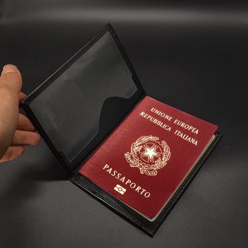 Stanred włochy syntetyczna skóra okładka na paszport z posiadaczem karty portfel podróżny Italia etui na paszport dla włoskich mężczyzn kobiet