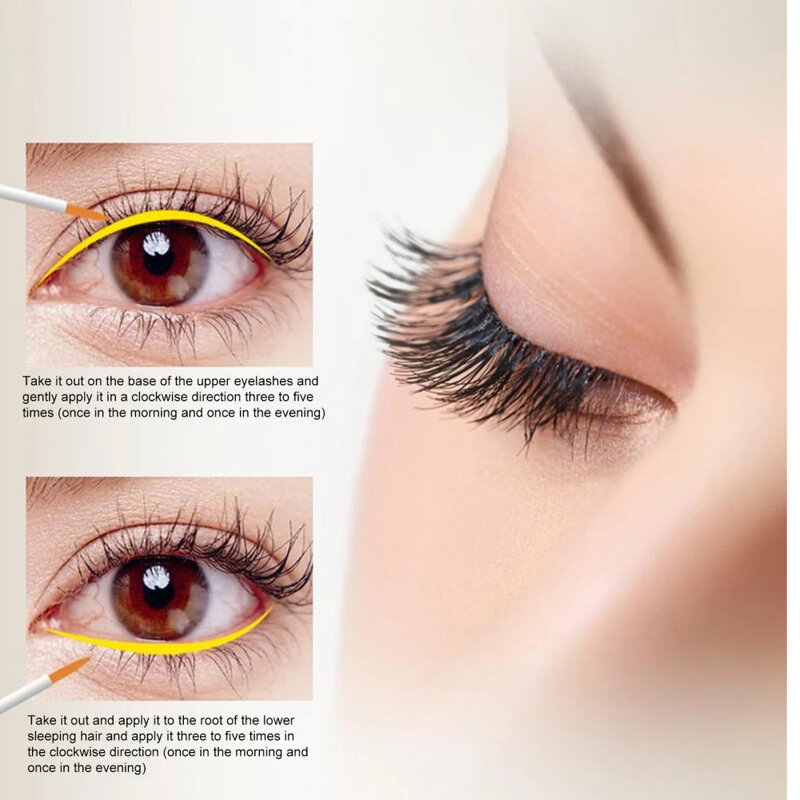 Eyelash Growth Serum Gel Lash Lift Products Eyelashes Eyebrows Enhancer Lengthening Fuller Thicker Lashes Treatment Makeup