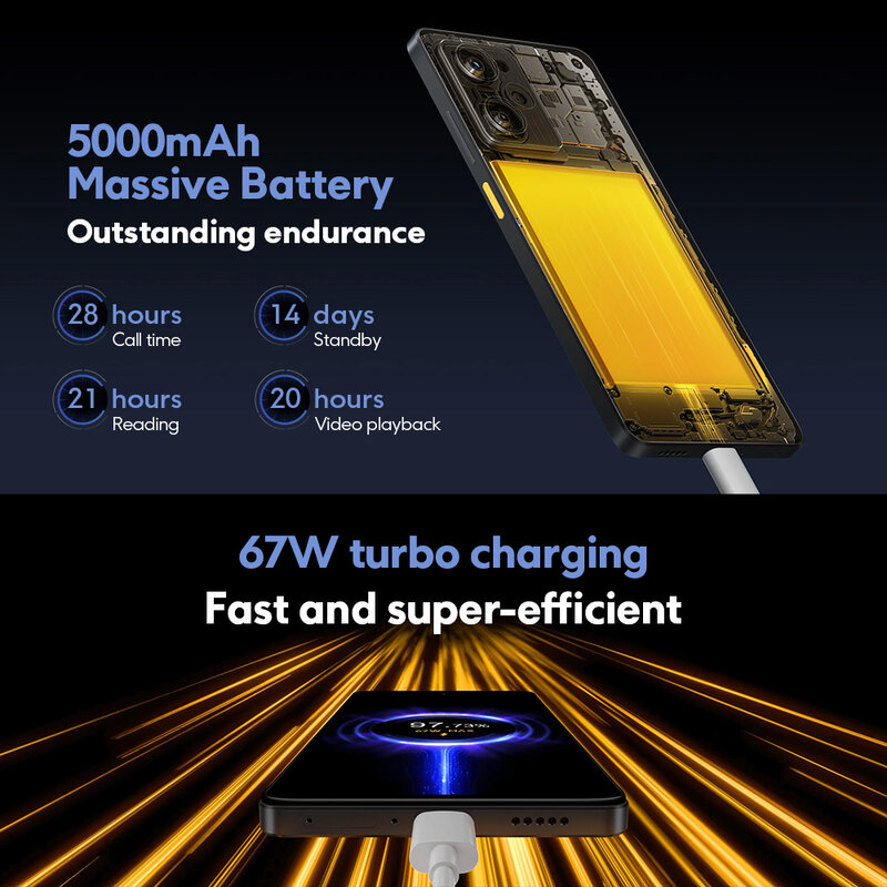 POCO-X5 Pro 5G Smartphone, Versão Global, 6GB, 128GB, 8GB, 256GB, Snapdragon 778G, 120Hz, AMOLED DotDisplay, 108MP, 67W, NFC, Original
