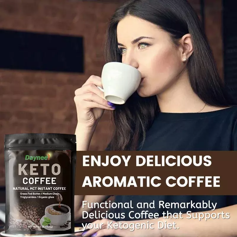 Ketoコーヒーミルクドリンク、デザートケーキ食用、ベーキング成分、アイスクリームツール、100% ナチュラル、卸売