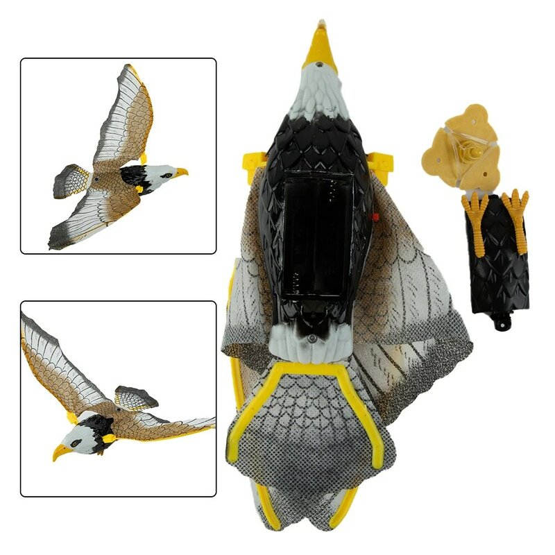 Репеллент для птиц летающий ястреб подвесной Орел Репеллент для совы приманка искусственный контроль пугалка для украшения сада