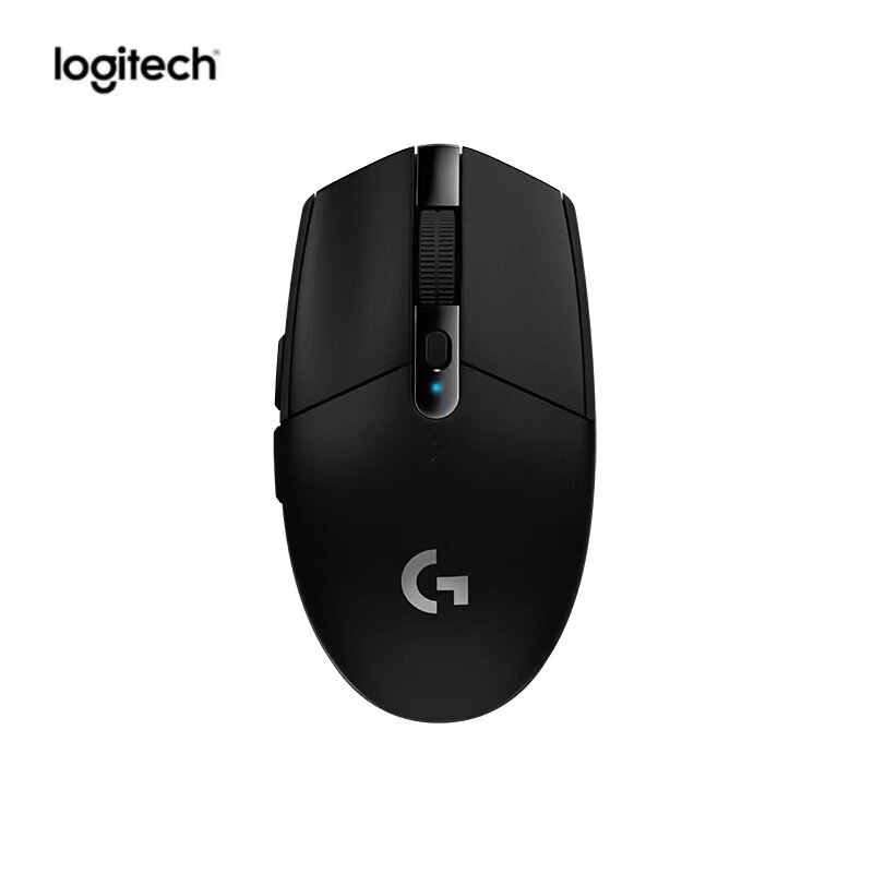 Logitech-mouse gamer sem fio g304 lightspeed, 12000 dpi, acessório para laptop, sem controlador