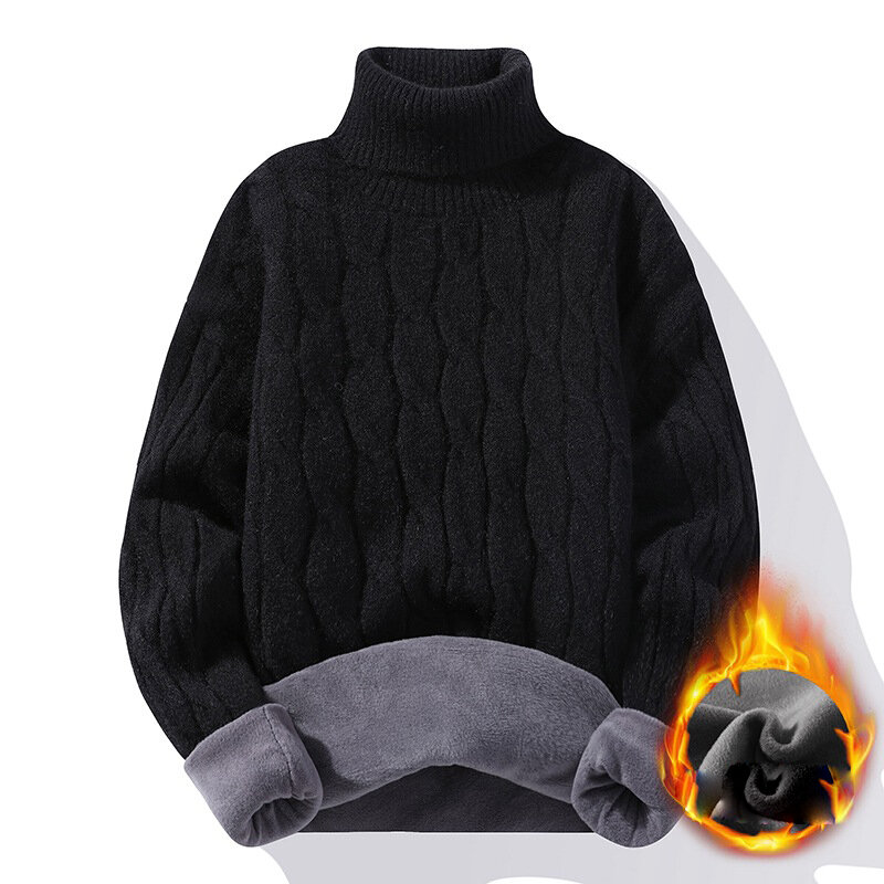 Autumn Winter Men Sweater Vintage O Neck Solid Color Mens Knitted Pullovers Loose Harajuku Mens Retro Knitting Pullover Sweaters
