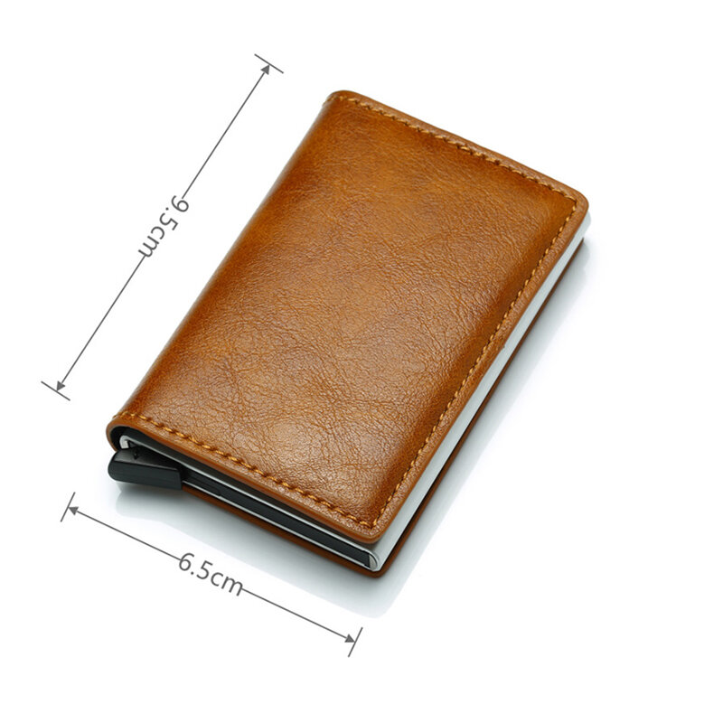 Credit Card Holders for Airtag Men Wallet Luxury Cardholder Business Leather Bank Cards Case Mini Women Purse Dropshipping
