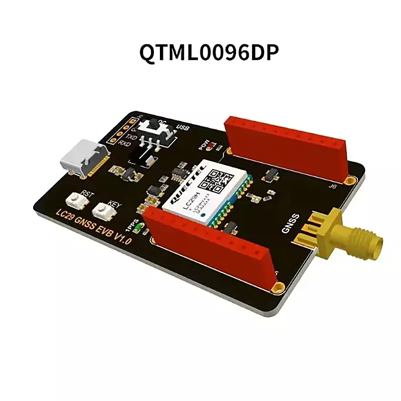 Quectel LC29H modul GNSS L1 L5, papan pengembangan GPS GLONASS BDS Sahara EO QZSS gergaji filter Dual-Band presisi tinggi