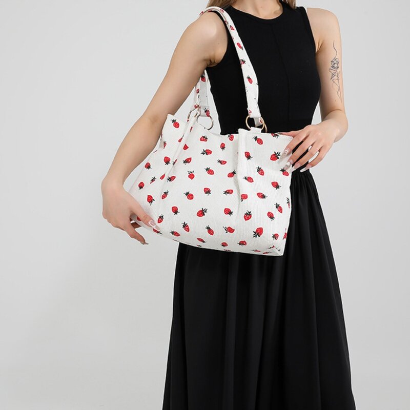 Модная Холщовая Сумка 2024, Повседневная Вместительная женская пляжная сумка, привлекательная