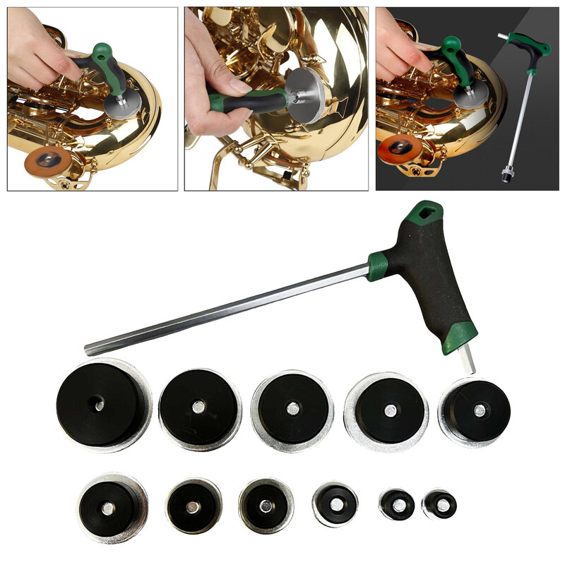 Набор для ремонта саксофонов, прочный крепкий инструмент для музыкального инструмента, инструмент для создания отверстий в Альте и дереве