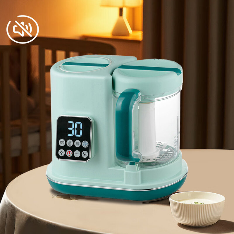 Procesador de alimentos todo en uno para bebés, licuadora de alimentos para bebés, molinillo al vapor, máquina de cocina automática sin BPA
