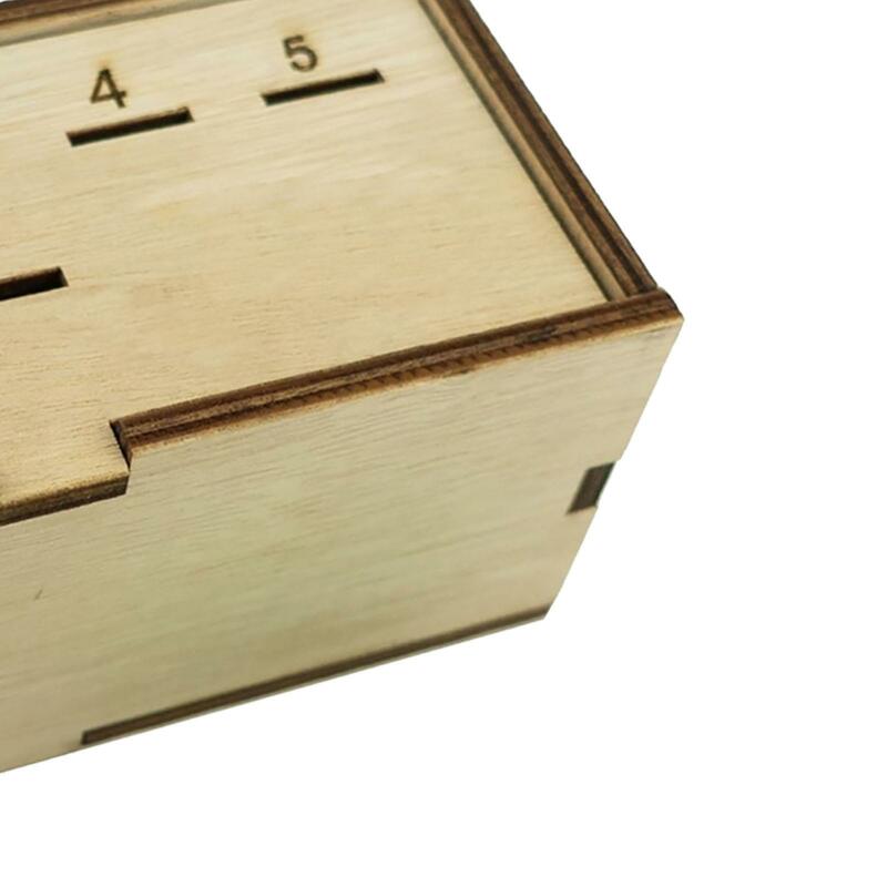 صندوق خشبي كلاسيكي محمول بنقود معدنية ، لعبة قرش لـ 2-6 لاعبين ، رحلات تخييم لعيد ميلاد الأطفال في عيد الهالوين ، إبداعية