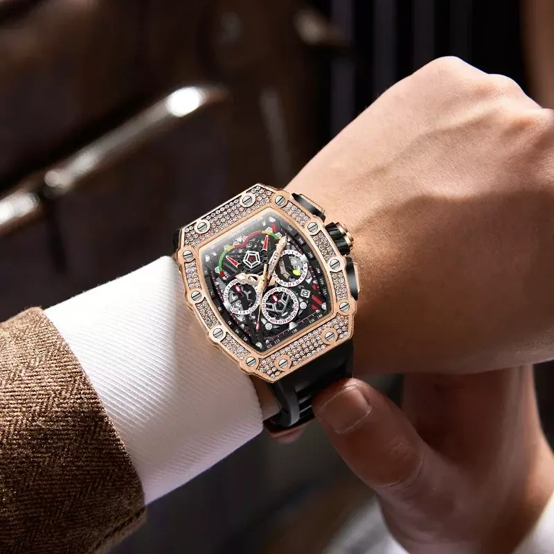 2024 nowy zegarek dla mężczyzn luksusowy mechaniczny automatyczny biznes sportowy zegarek na co dzień zegar ONOLA zegarki wodoodporne