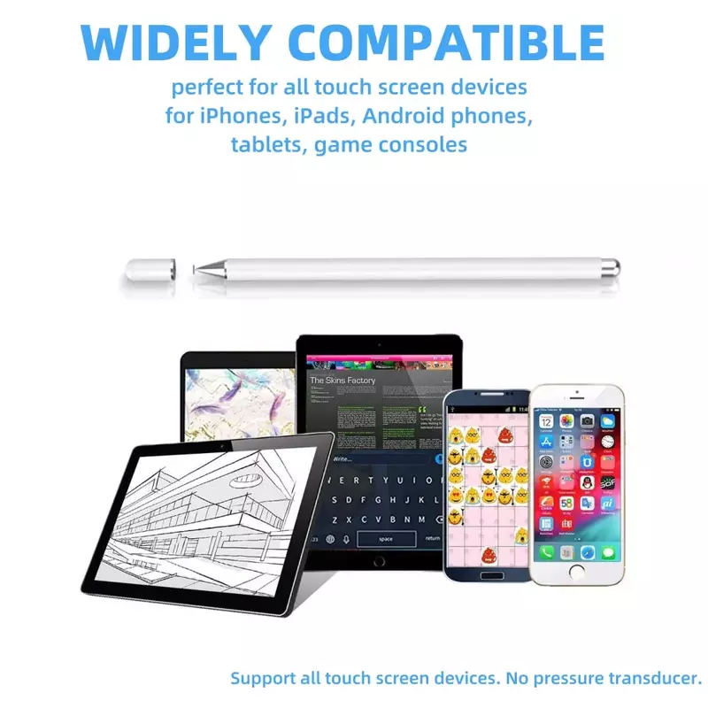 caneta touch de telefone universal stylus para android ipad iphone tablet desenho tela de toque móvel stylus lápis para samsung xiaomi huawei 2