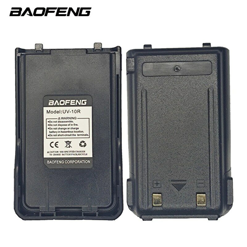 Рация Baofeng UV 10R с аккумулятором большой емкости, зарядка через USB, аккумулятор для двухдиапазонной двухсторонней CB радиостанции 10 Вт, новая
