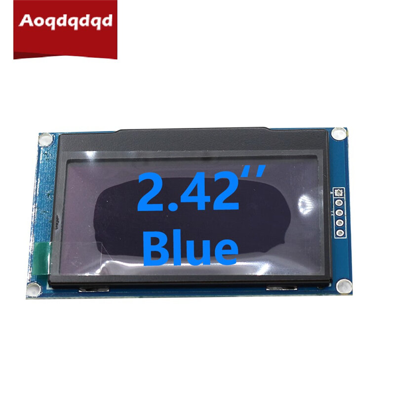 Module d'affichage OLED à 4 broches, interface I2C/IIC, pilote SSD1309, écran LCD, port série, 2.42 V, 3.3 pouces